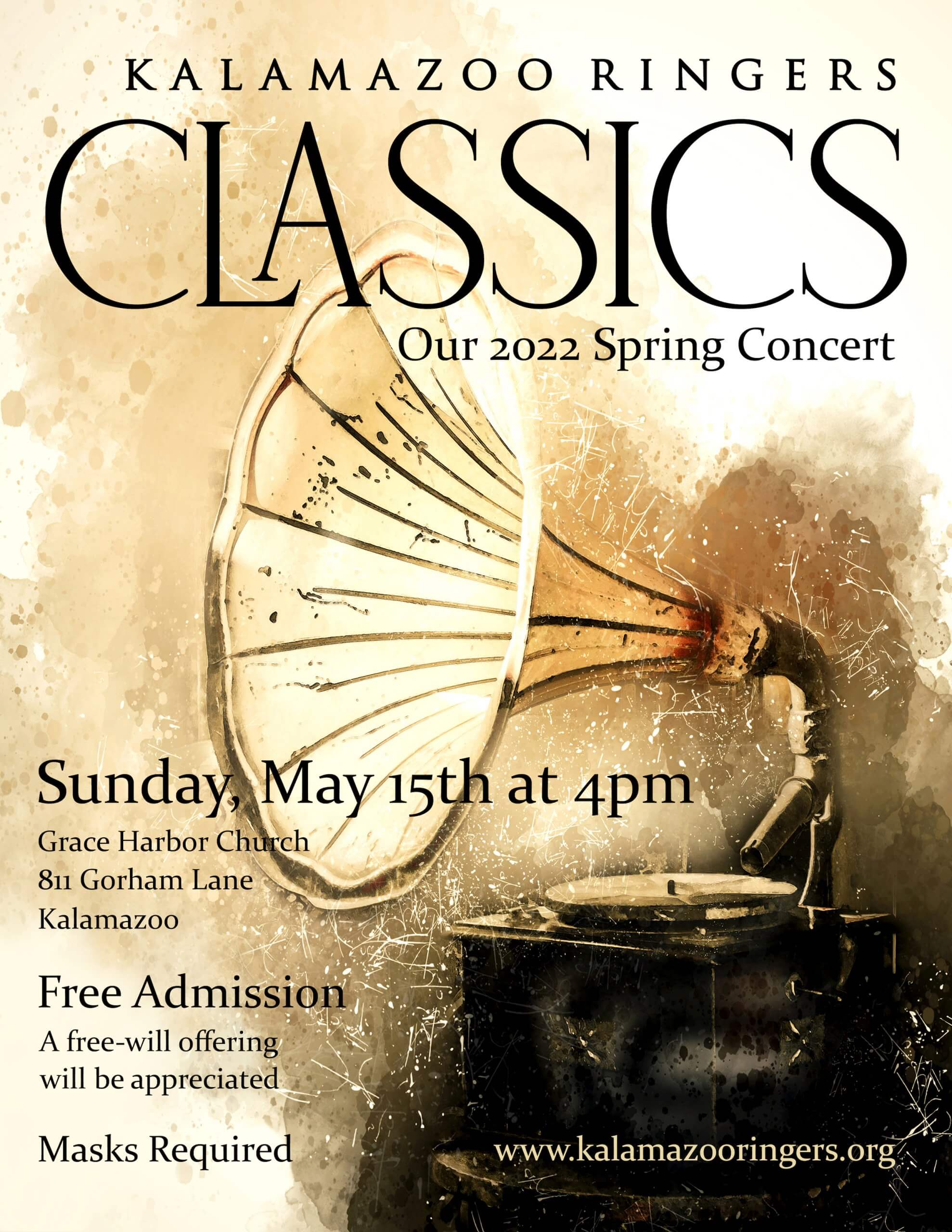 2022 KR Spring Concert flyer